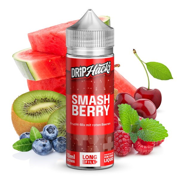 Smash Berry Longfill Aroma Drip Hacks Geschmack