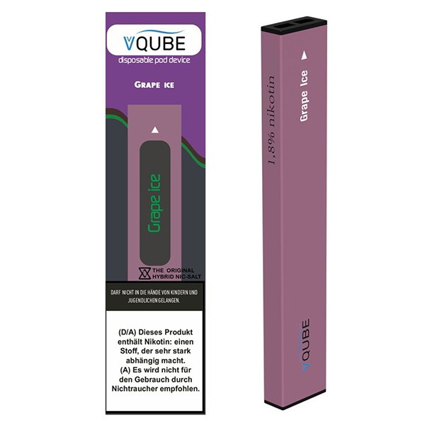 VQube Disposable Pod Device E-Zigarette Grape Ice