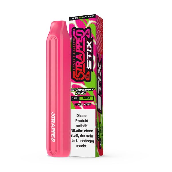 Strapped STIX Einweg E-Zigarette Strawberry Kiwi 10 mg/ml