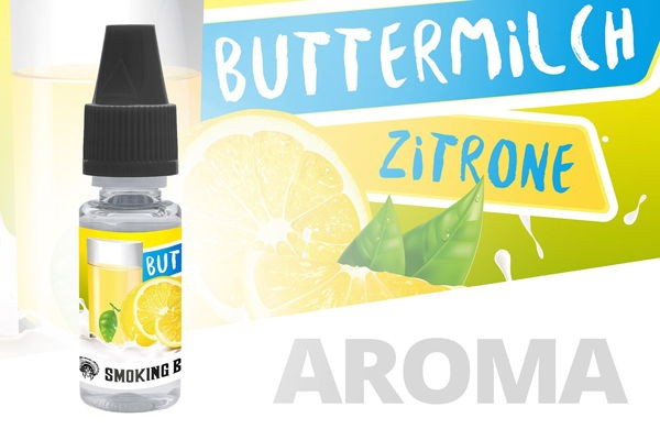 Buttermilch Zitrone Aroma Smoking Bull