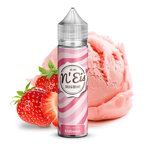 Erdbeere Longfill Aroma n'Eis Geschmack