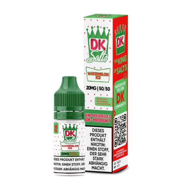 Watermelon Ice Nikotinsalz Nicsalt Liquid DK Salts 20mg
