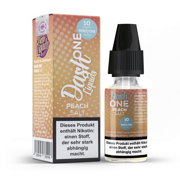 Peach Nikotinsalz Liquid Dash One 10 mg/ml