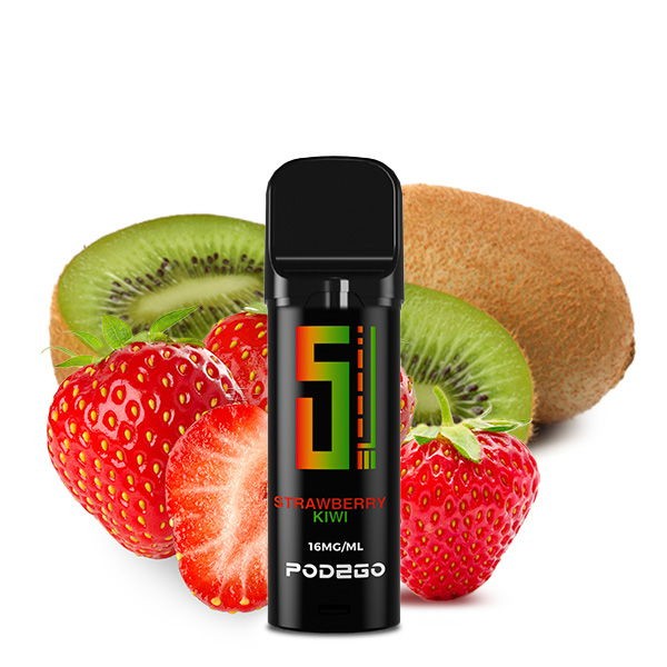 Strawberry Kiwi Prefilled Pod 5EL Pod2Go 16 mg/ml
