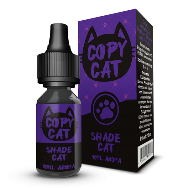  Copy Cat Aroma Shade Cat Flasche Verpackung