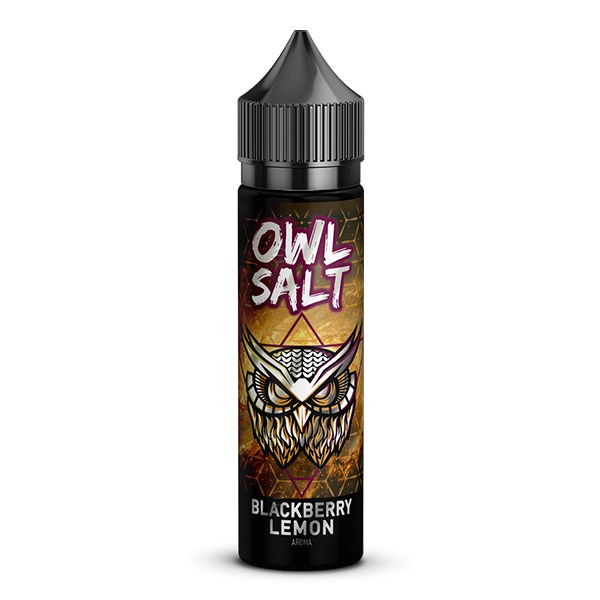 Blackberry Lemon Longfill Aroma OWL Salt Flasche