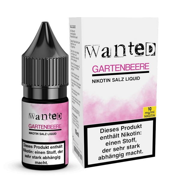 Gartenbeere Nikotinsalz Liquid Wanted 10 mg/ml