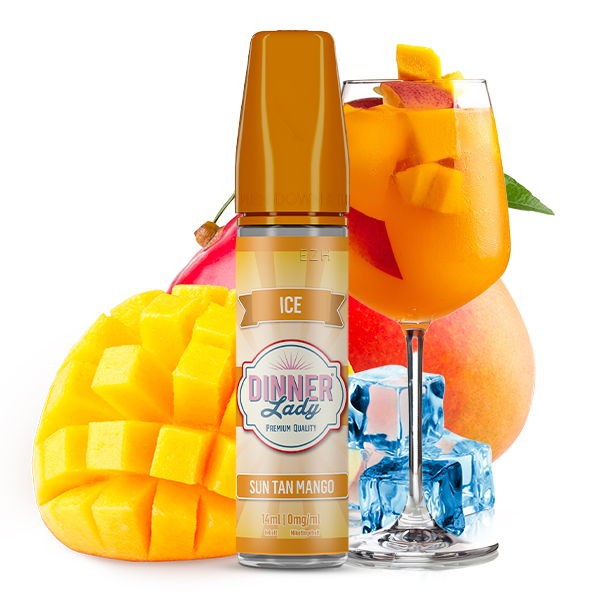 Sun Tan Mango ICE Longfill Aroma DINNER Lady 14 ml Geschmack