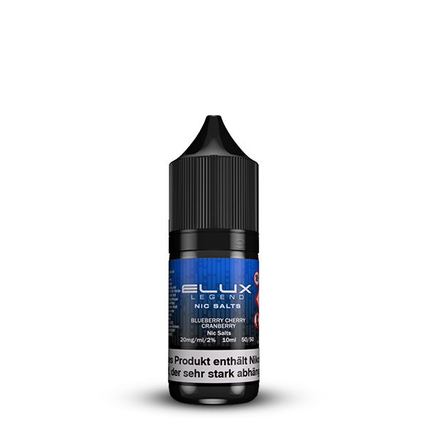 Blueberry Cherry Cranberry Nikotinsalz Liquid ELUX Legend Flasche
