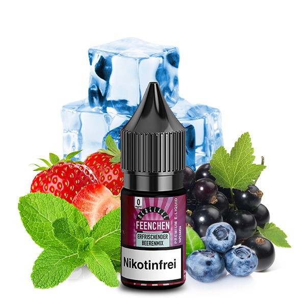 Erfrischender Beerenmix Feenchen Nikotinsalz Liquid Nebelfee 0 mg/ml Geschmack