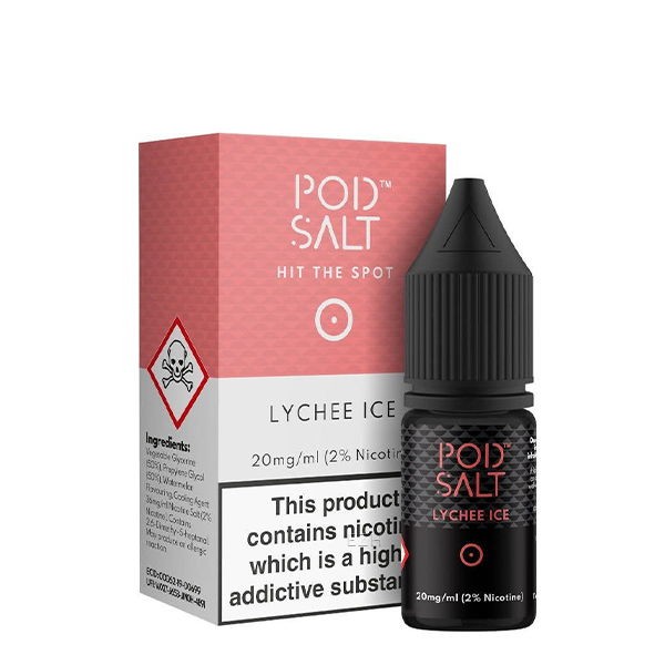 Lychee Ice Nikotinsalz Liquid Pod Salt Verpackung
