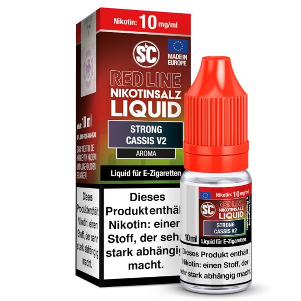 Strong Cassis V2 Nikotinsalz Liquid SC Red Line 10 mg/ml