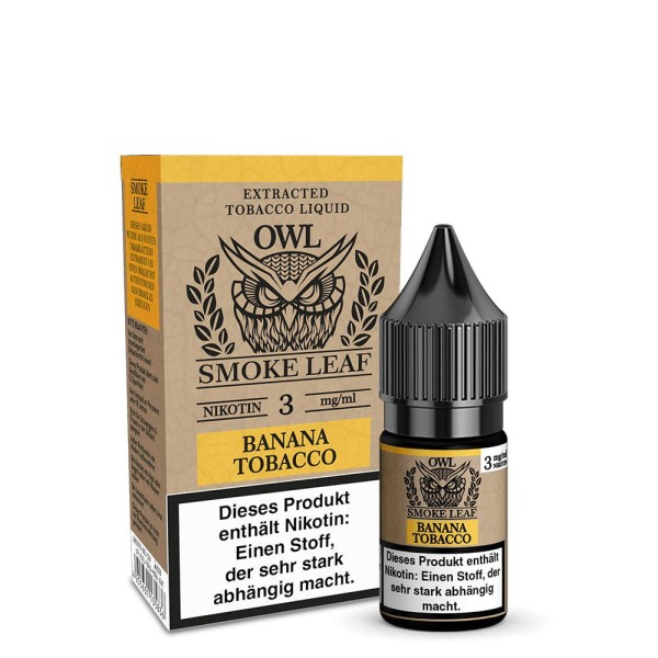 Banana Tobacco Liquid OWL Smoke Leaf 3 mg/ml
