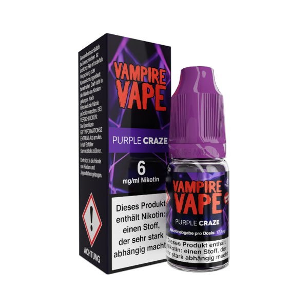 Purple Craze Liquid Vampire Vape 6 mg/ml