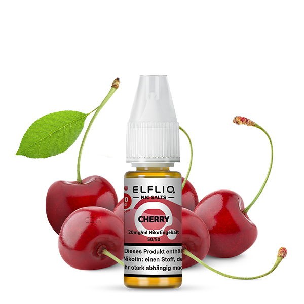 Cherry Nikotinsalz Liquid Elfliq by Elfbar 20 mg/ml Geschmack