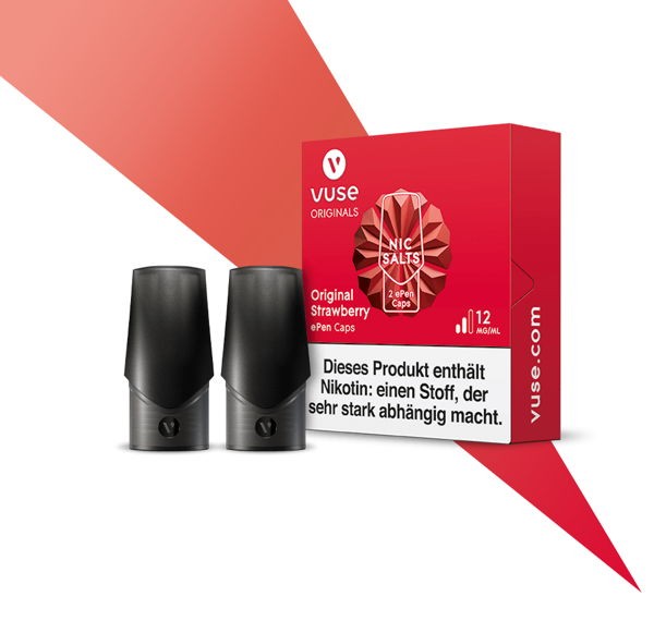 Original Strawberry Nic Salts Caps Vuse ePen