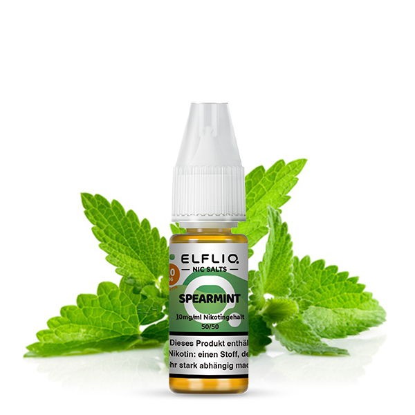 Spearmint Nikotinsalz Liquid Elfliq by Elfbar 10 mg/ml Geschmack