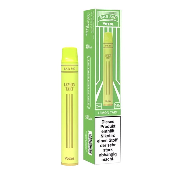 Vozol Bar 500 Disposable Einweg E-Zigarette Lemon Tart