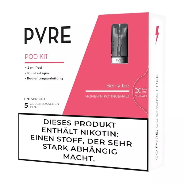 PVRE Pod mit Berry Ice Liquid