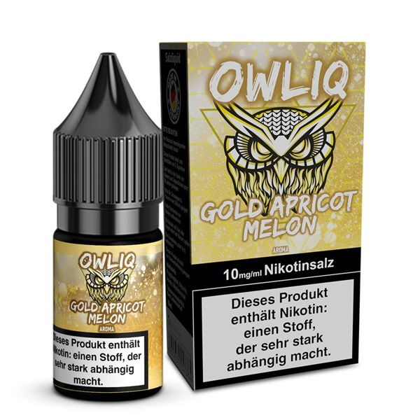 Gold Apricot Melon Nikotinsalz Liquid OWLIQ 10ml 10mg/ml