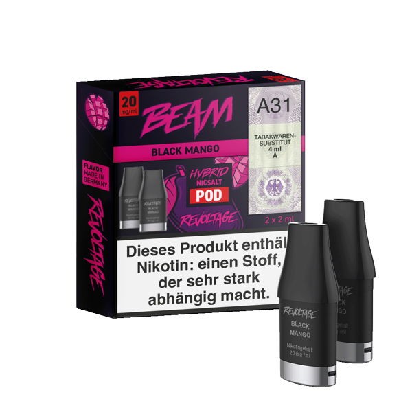 Black Mango Prefilled Pod Revoltage Beam 20 mg/ml