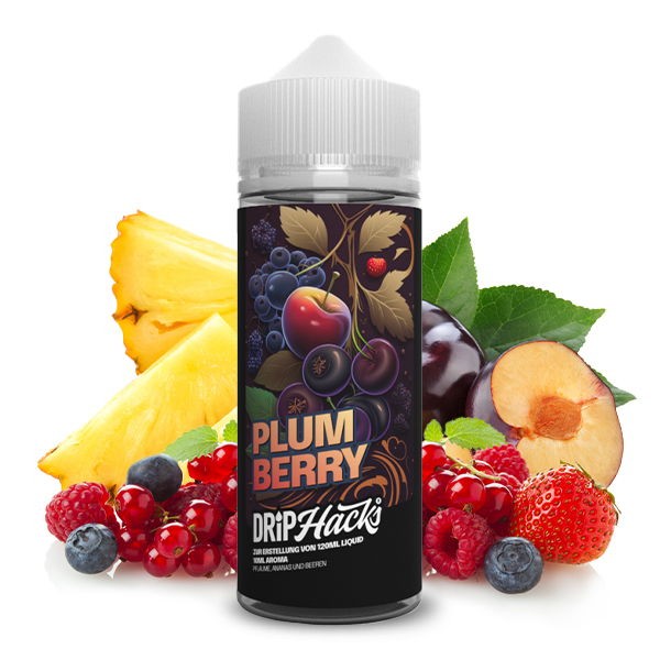 Plum Berry Longfill Aroma Drip Hacks Geschmack