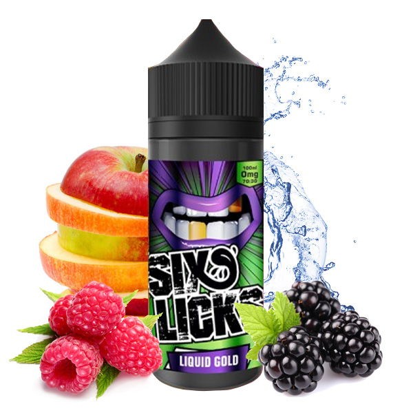Gold Liquid Six Licks Liquid