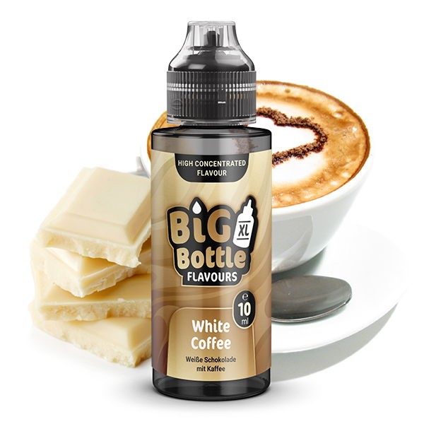 White Coffee Longfill Aroma Big Bottle Geschmack