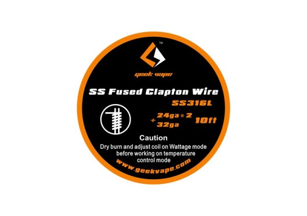 SS Fused Clapton Wire SS316L