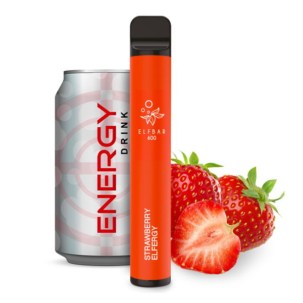 Elf Bar 600 Disposable EZigarette Strawberry Elfergy