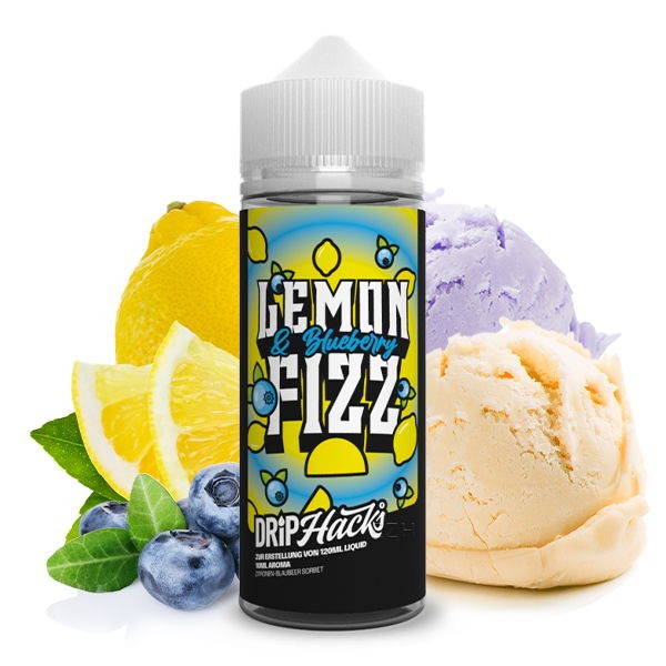 Lemon & Blueberry Fizz Longfill Aroma Drip Hacks Geschmack