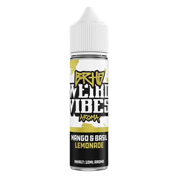 Mango & Basil Lemonade Longfill Aroma Barehead Weird Vibes 10 ml in 60 ml Flasche