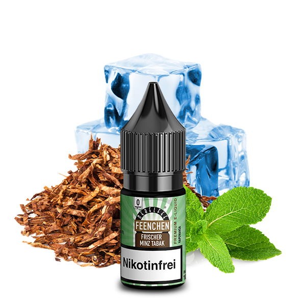 Frischer Minz Tabak Feenchen Nikotinsalz Liquid Nebelfee 0 mg/ml Geschmack