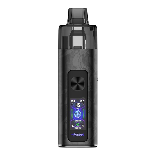 UWELL Typhos Pod Kit Polar Black Beispielbild Display
