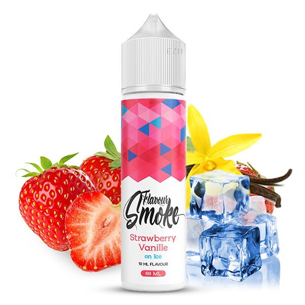 Strawberry Vanille on Ice Aroma Flavour Smoke Geschmack