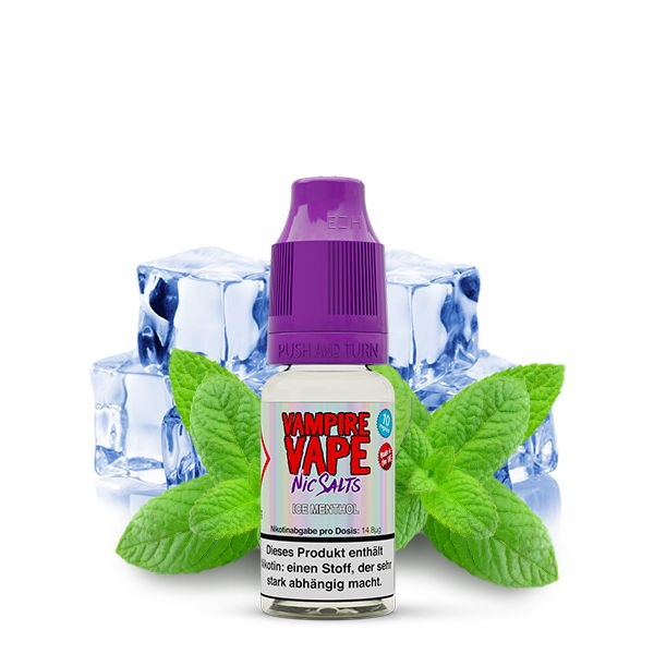 Ice Menthol Nikotinsalz Liquid Vampire Vape