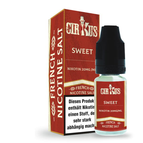 Sweet Nikotin Salz Liquid Classic Wanted by CirKus