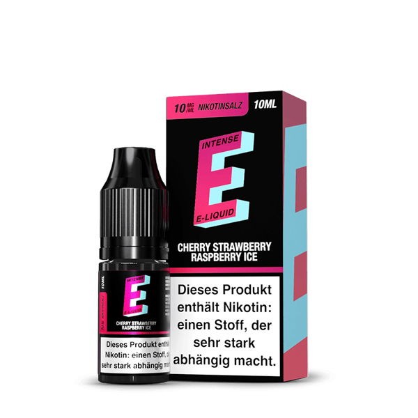 Cherry Strawberry Raspberry Ice Nikotinsalz Liquid TVE E-Intense 10 mg/ml