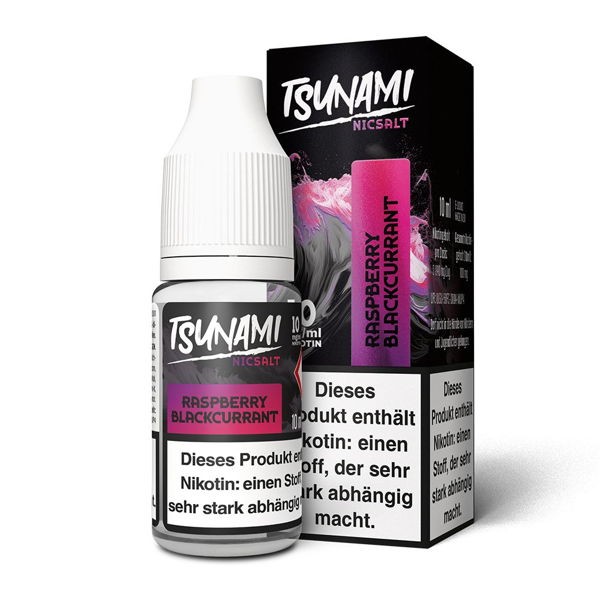 Raspberry Blackcurrant Nikotinsalz Liquid Tsunami