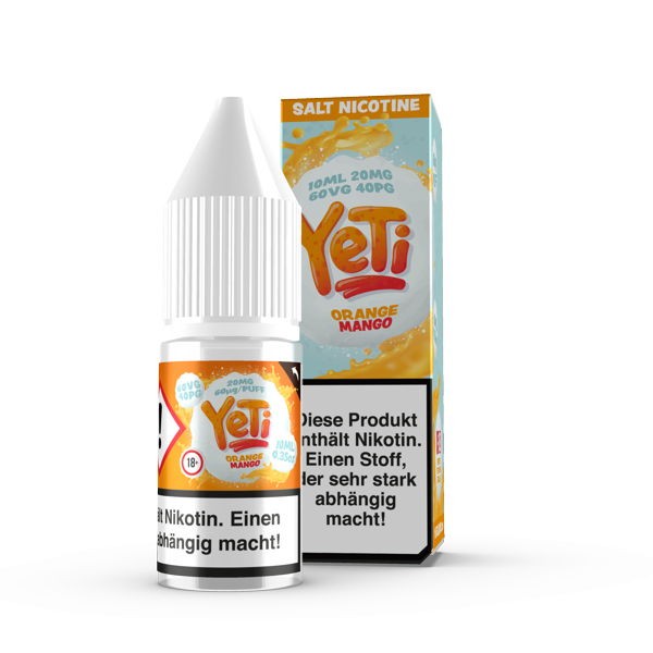Orange Mango Nikotinsalz Liquid Yeti