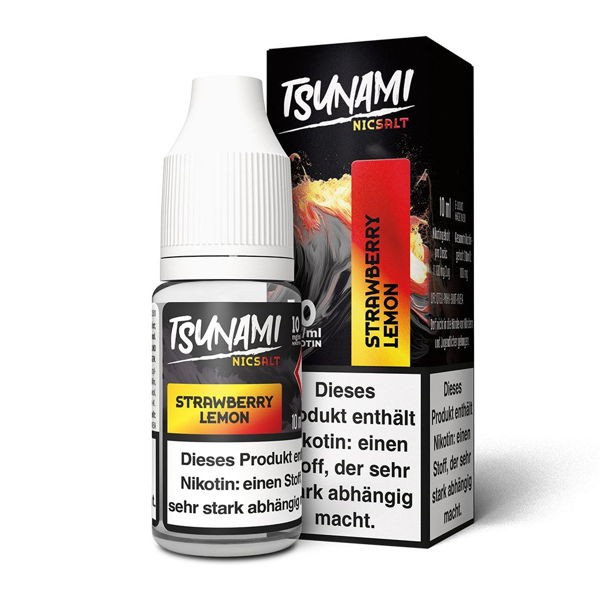 Strawberry Lemon Nikotinsalz Liquid Tsunami