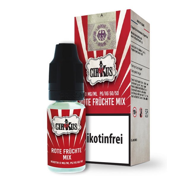 Rote Früchte Mix Liquid Authentic CirKus 0 mg/ml