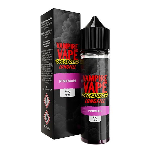 Pinkman Longfill Aroma Vampire Vape Overdosed Verpackung