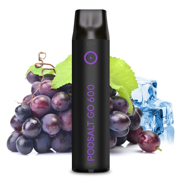 Pod Salt Go 600 Einweg E-Zigarette Grape Ice