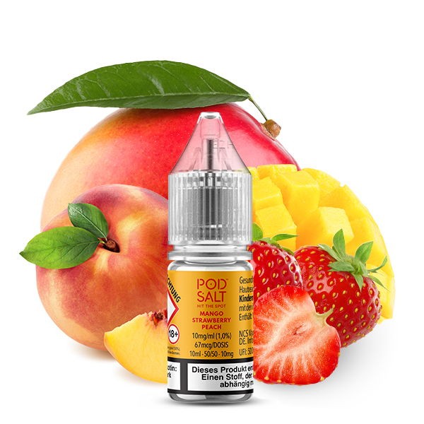 Mango Strawberry Peach Nikotinsalz Liquid Pod Salt Xtra Geschmack