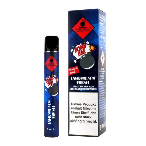 Bang Juice Bomb Bar Einweg E-Zigarette Infrablack Fresh
