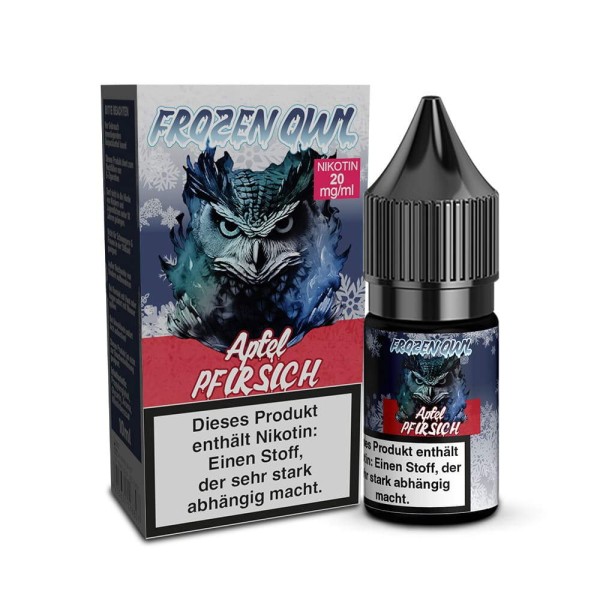 Apfel Pfirsich Nikotinsalz Liquid OWL Frozen 20mg/ml