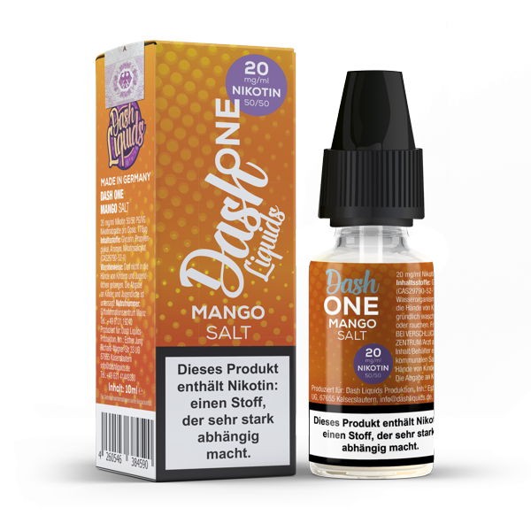 Mango Nikotinsalz Liquid Dash One 10 oder 20 mg/ml Nikotin