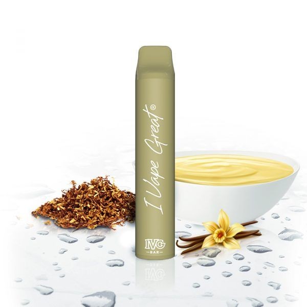 IVG BAR Disposable E-Zigarette Vanilla Custard Tobacco