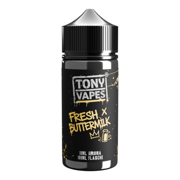 Fresh Buttermilk Aroma Tony Vapes Beispiel Flasche